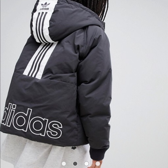Jackets & Coats | Adidas Original Down Puffer Xxs Black | Poshmark